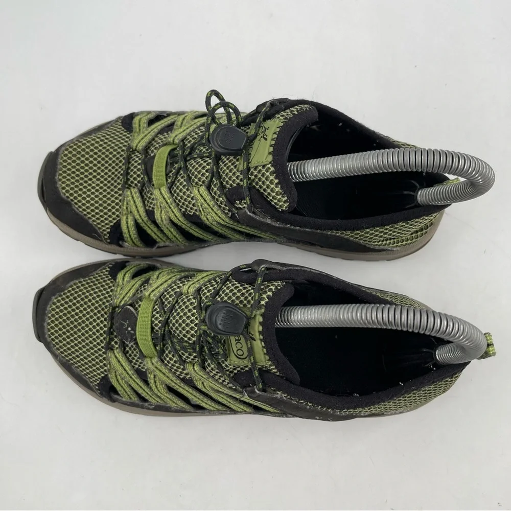 Chaco Unisex Kid’s Outcross 2 Green Black Hiking Water Shoes - Size 4 Youth